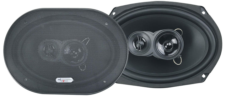 Excalibur X693 3 Wege Auto Lautsprecher 16 x 23 cm/6 x 9 500 W Paar Preis für viele Ford, Mazda oder