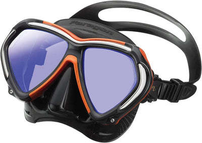 TUSA Paragon M2001SQB - Profi Tauchermaske schwarz-orange, schwarz-orange