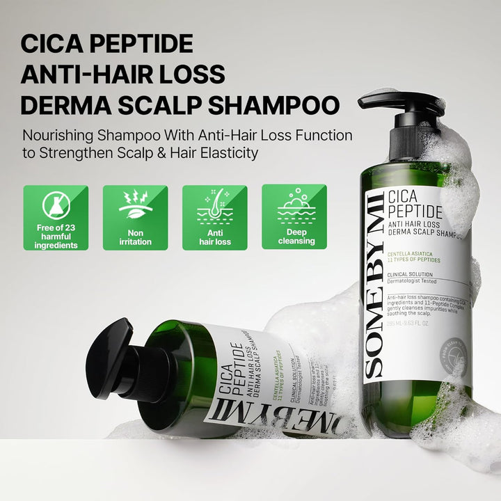 [SOME BY MI] Cica Peptide Anti Hair Loss Derma Scalp Shampoo 285ml