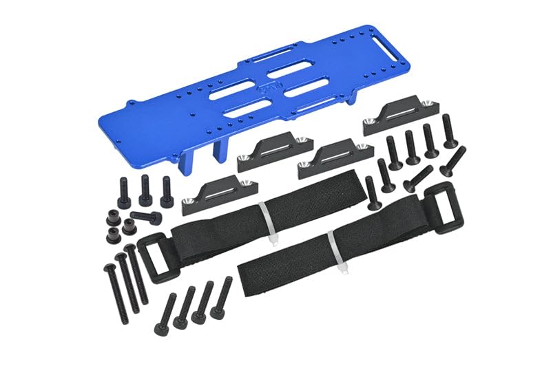 GPM Aluminium 7075 Large Capacity Battery Compartment with ESC and Receiving Bracket for Losi 1/18 M