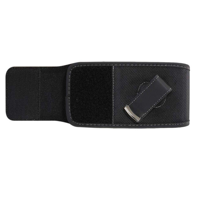 Holster Case Cover Nylon with Rotating Belt Clip for Sony Xperia XZ1 DUAL - Black