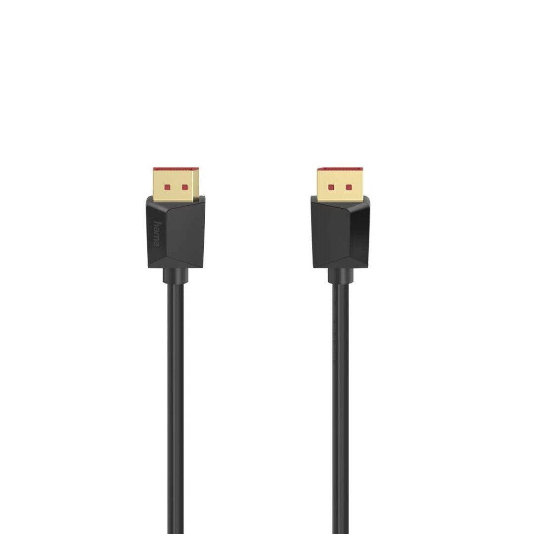 Hama Displayport Kabel 2m lang DP Kabel 1.4 (Display Port Cable mit Ultra HD 8k @ 60 Hz, Monitorkabe