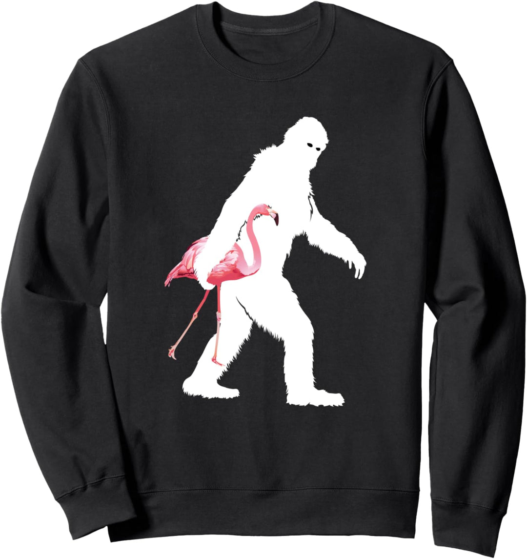 Bigfoot-Flamingo Lustig Sweatshirt