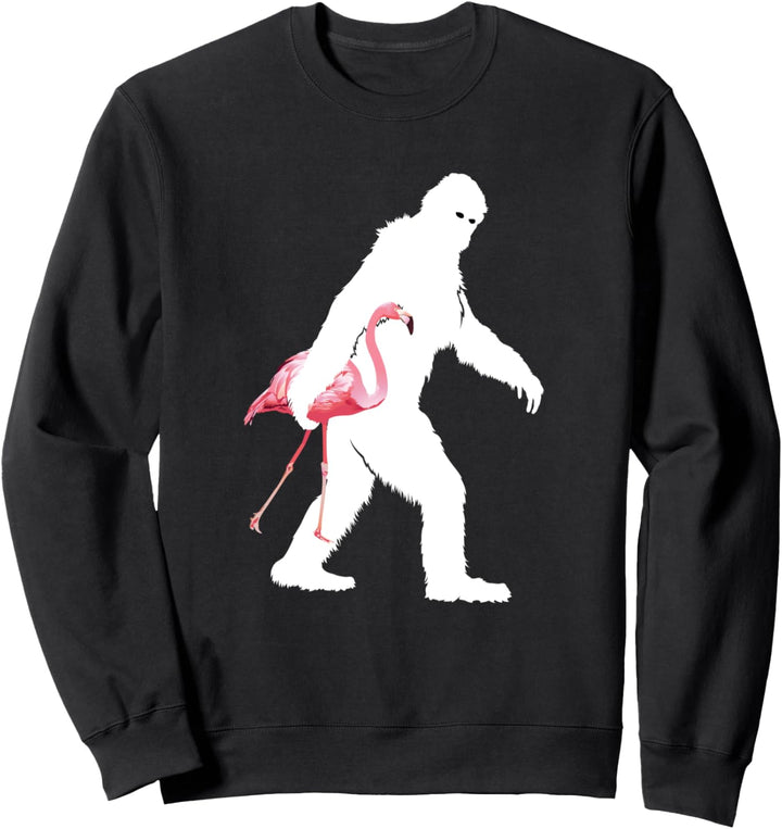 Bigfoot-Flamingo Lustig Sweatshirt
