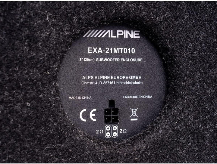 ALPINE SWC-W84S907 Geschlossener Subwoofer für Merceded Sprinter