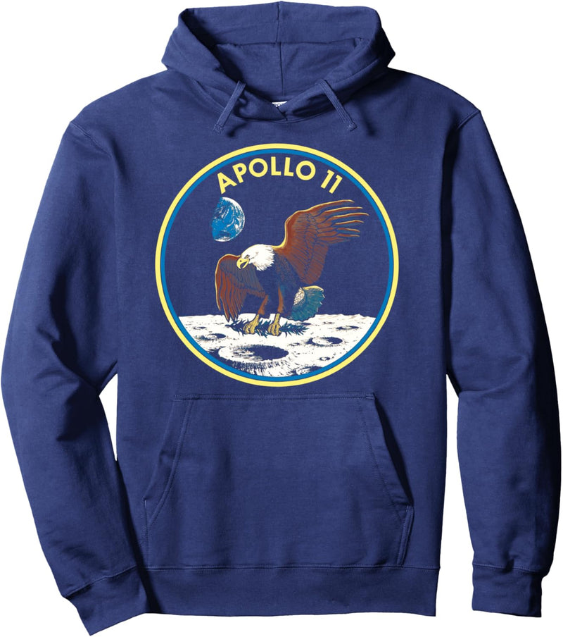 NASA Apollo 11 Round Emblem Pullover Hoodie