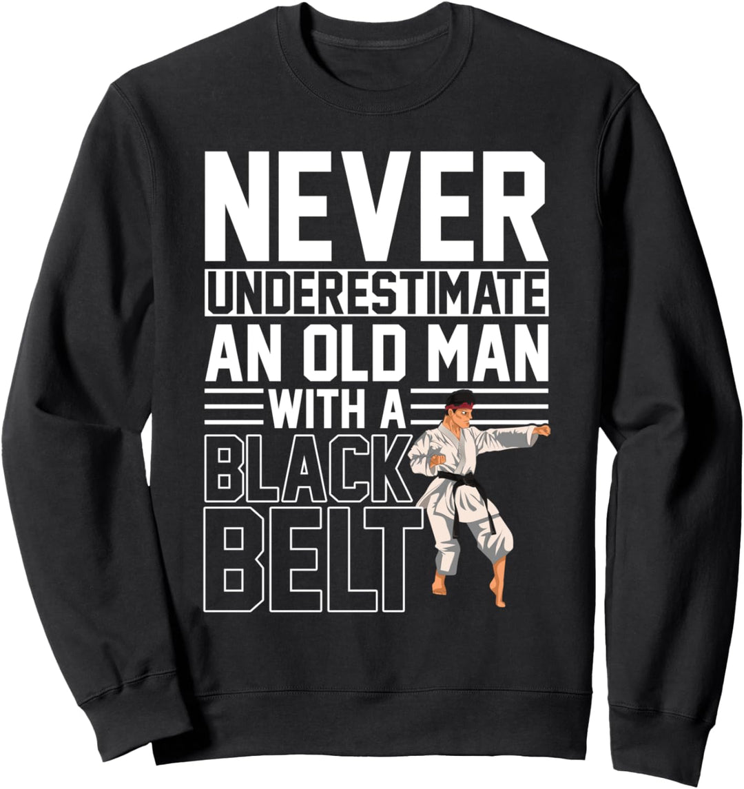 Judoka Opa Rentner Schwarzer Gürtel Ruhestand Judo Sweatshirt