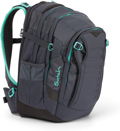 satch Match Schulrucksack Set 3tlg. inkl. Schlamperbox u. Sportbeutel Mint Phantom, Mint Phantom