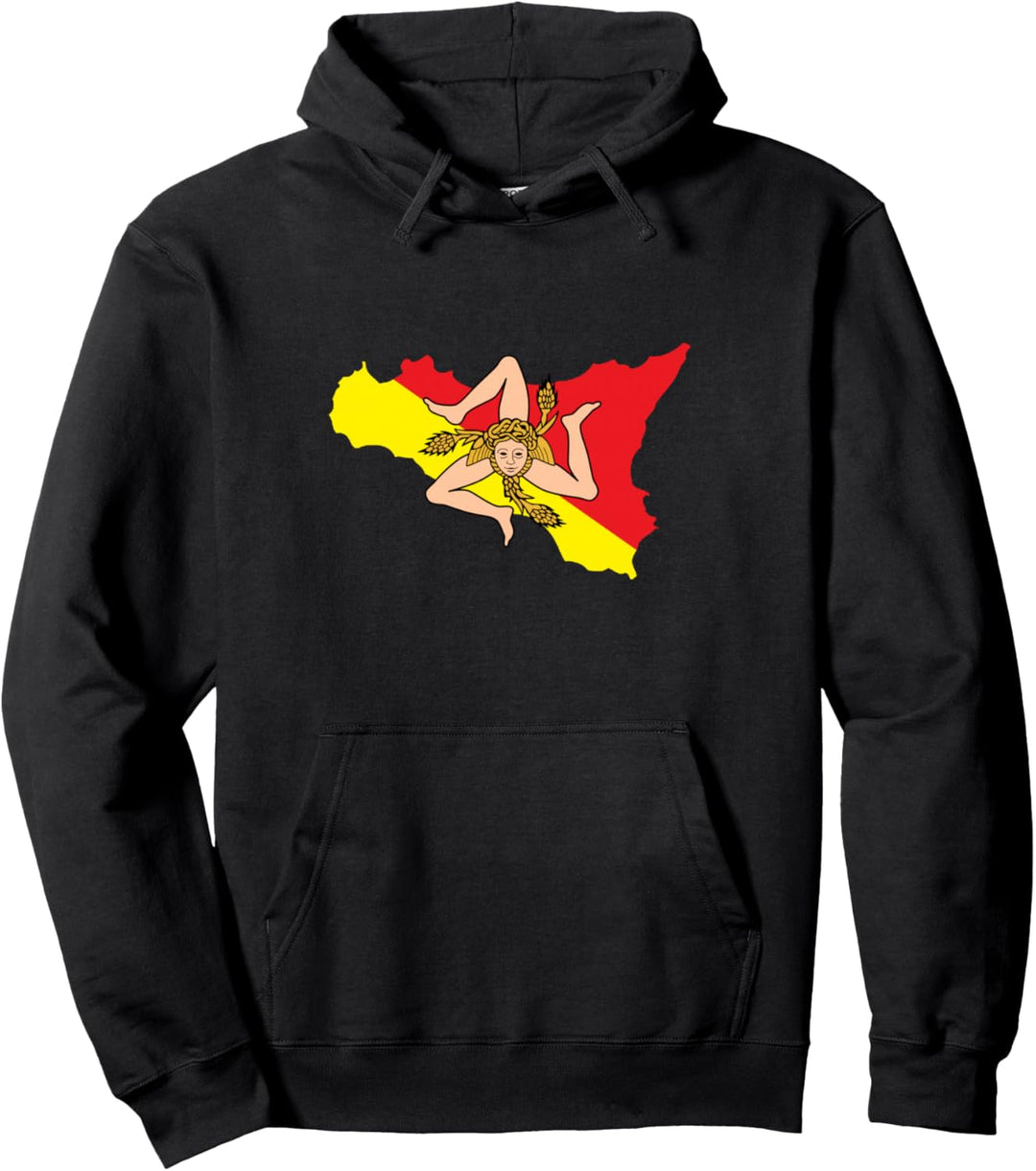 Sizilien-Flagge Sizilien Palermo Italien Pullover Hoodie