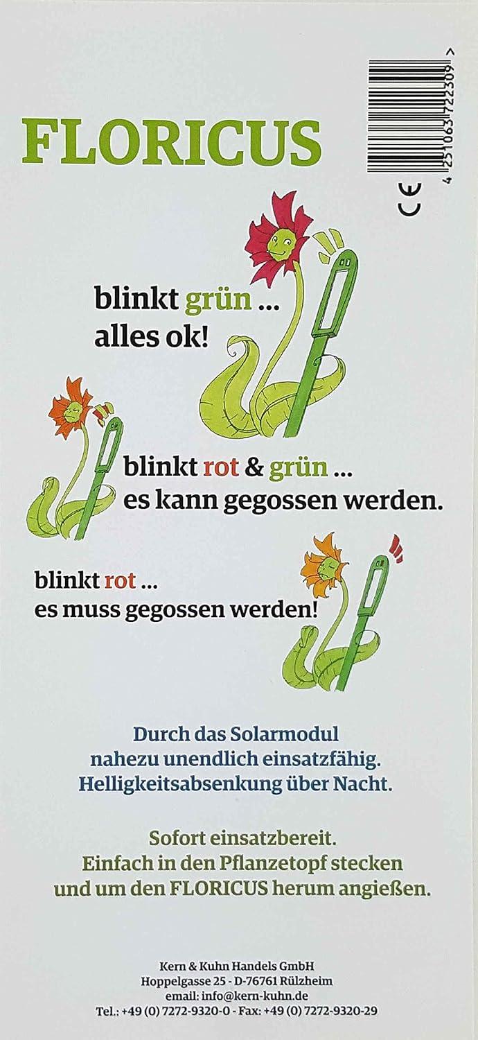 Floricus NEU Grün (lang) - in peppiger Hülle - div. Farben - keiner reagiert schneller - Perfekter S
