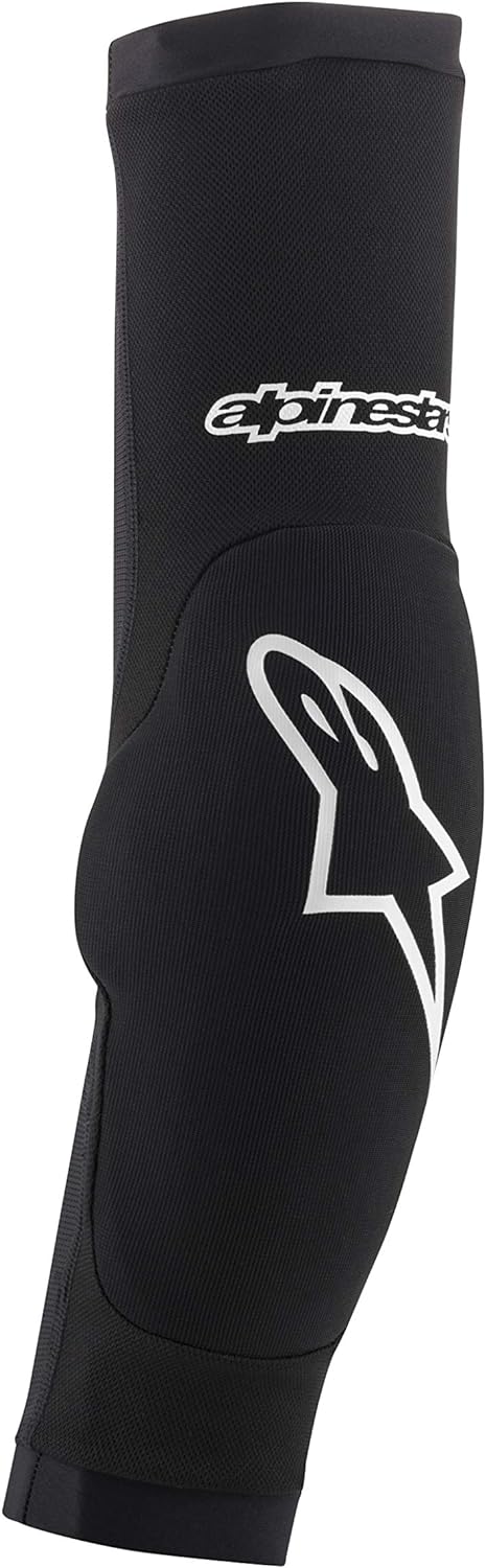 Alpinestars Herren Paragon Plus Ellenbogenschoner Ellenbogenprotektoren schwarz / weiss XL, schwarz