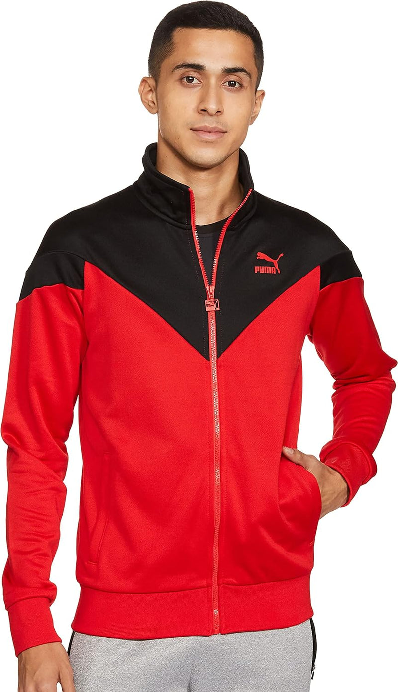 PUMA Iconic MCS Herren Trainingsjacke High Risk Red S