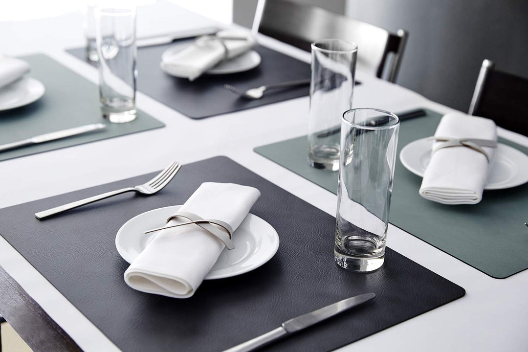 Lind DNA Tischset Square L - Nupo - 4er Set (Square anthrazit), Square Anthrazit
