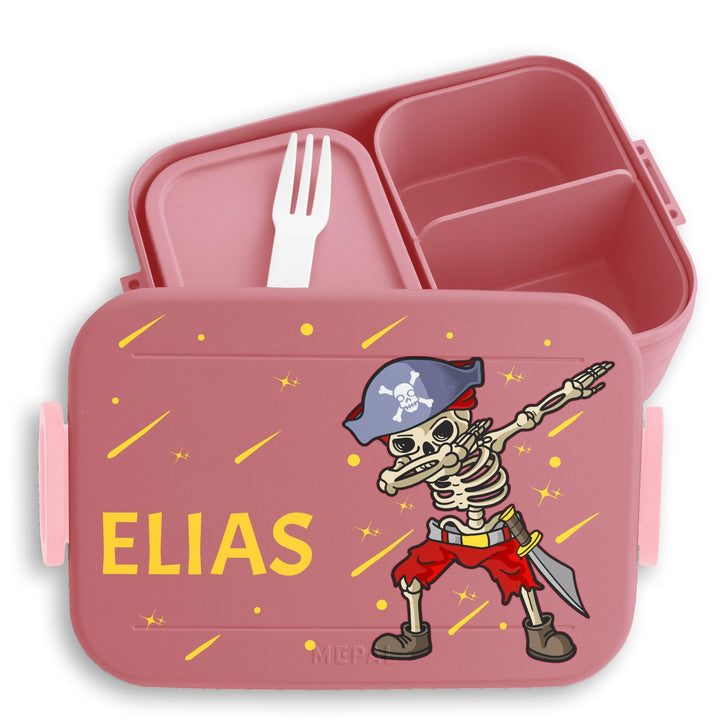Bento Box Midi Lunchbox für Mepal Bentobox - Pirat - Piraten Brotdose Kinder | Dab Piraten Skelett D