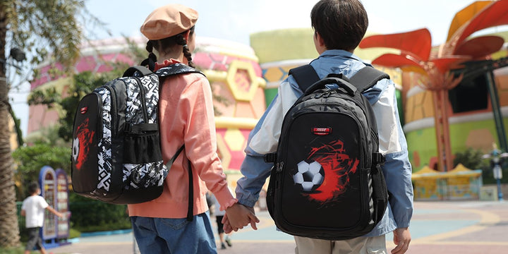 Asge Schulrucksack Jungen Teenager Schulranzen Mädchen 3 5 Klasse Ranzen Ergonomischem Kinder Fussba