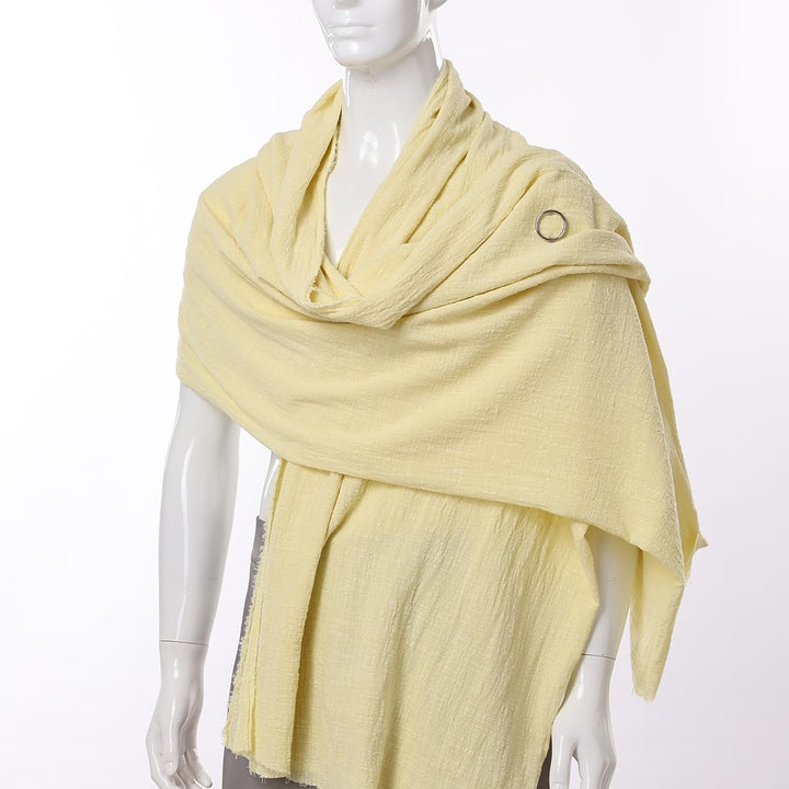 GRACEART Mittelalter Halstuch Tuch Kopftuch Renaissance Pirat Leintuch 230X130 cm Hellgelb, Hellgelb