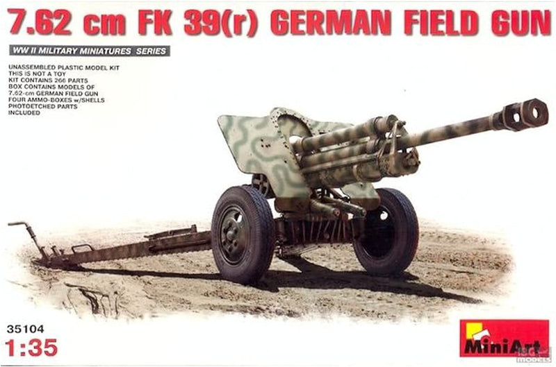 MiniArt 35104 - Modellbausatz F.K.39 German Field Gun, 762 cm