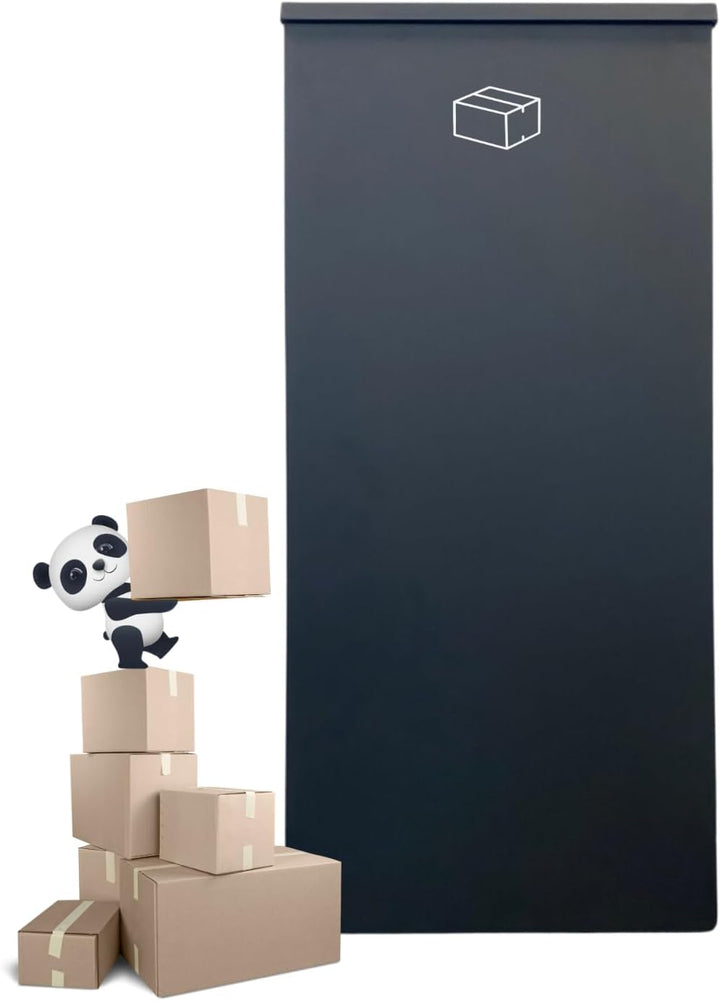 Paketkasten mit Autonomie - KOSTENLOSES Aufkleber - PakketPanda - XXL - Paketkasten - Hintertür - Rü