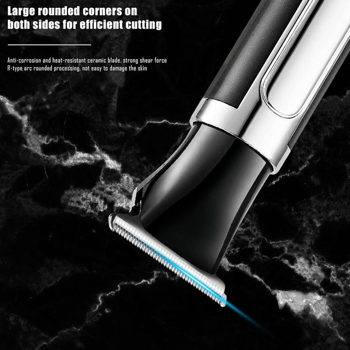 Elektrischer Rückenrasierer für Herren, 4-in-1 Körperpflegeset, Körperhaartrimmer mit verstellbarem