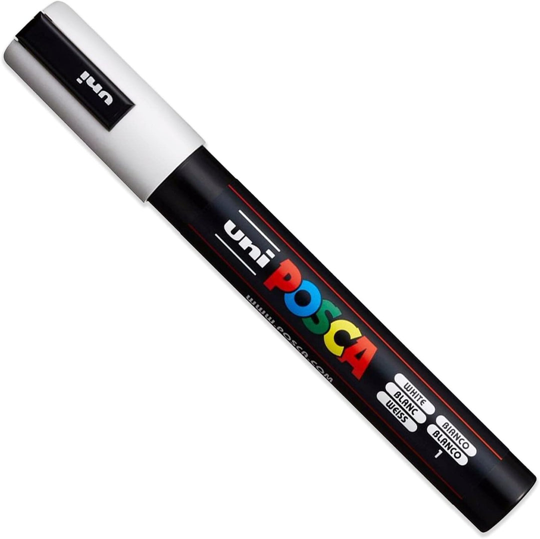 Posca - Komplettes Set mit 18 Stiften – MOP'R, PCF-350, PC-17K, PC-8K, PC-7M, PC-5M, PC-3M, PC-1M, P