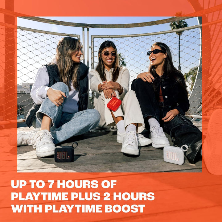 JBL Go 4 in Lila – Tragbare Bluetooth-Lautsprecher-Box Pro Sound, tiefem Bass und Playtime-Boost-Fun