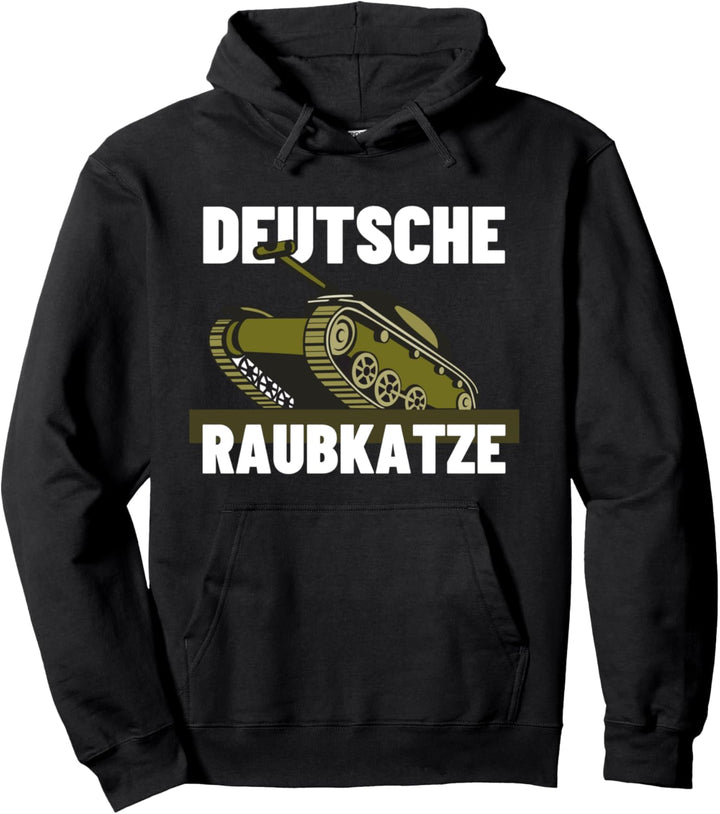 Deutsche Raubkatze Panzerfahrer Deutscher Panzer Raubkatzen Pullover Hoodie