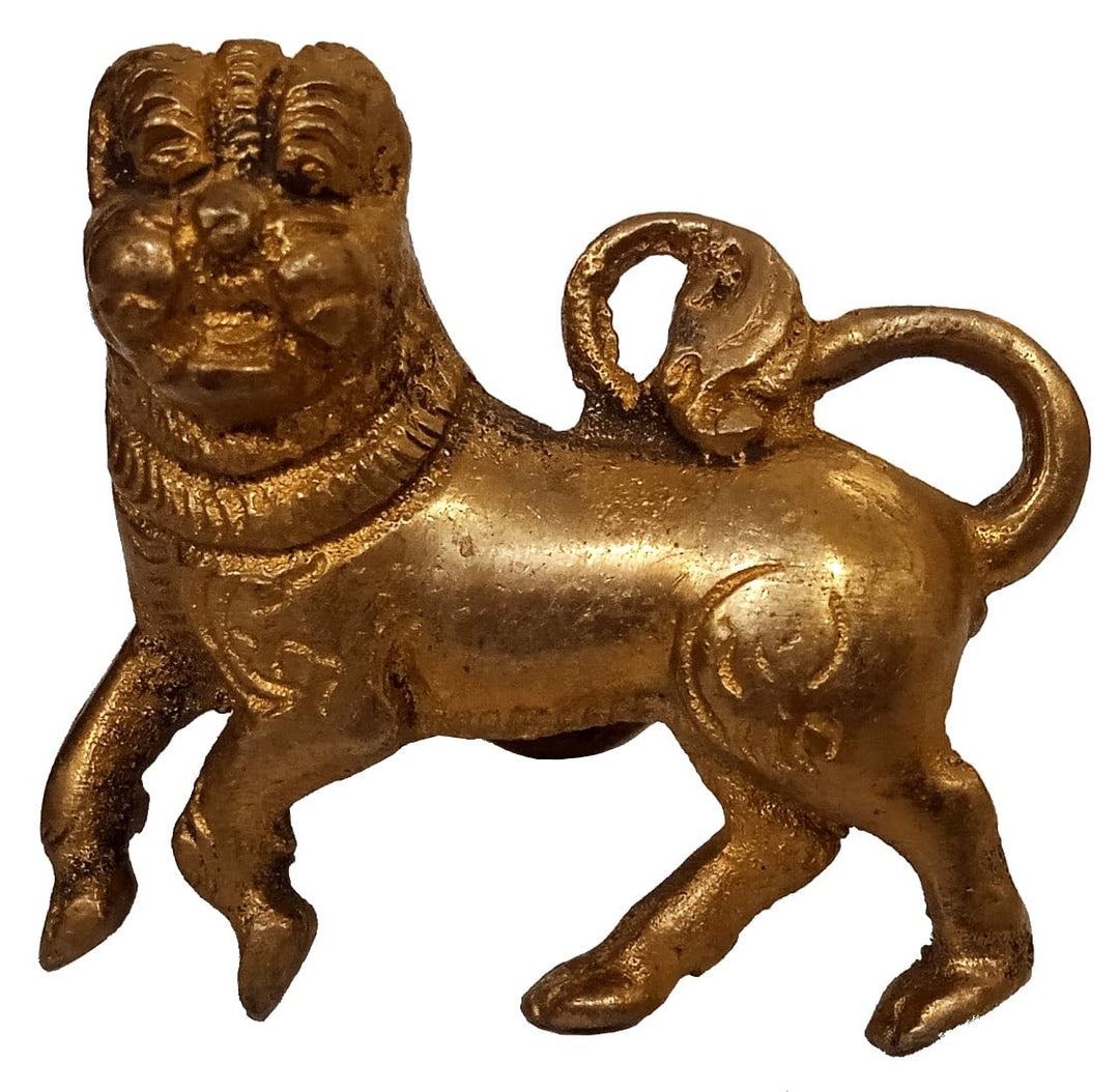 Purpledip Messing-Knauf "Löwenjunges" (11795A)
