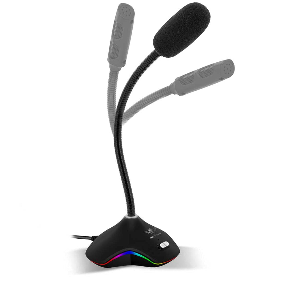 Spirit Of Gamer Mikrofon sur pied Eko-300 RGB (Schwarz)