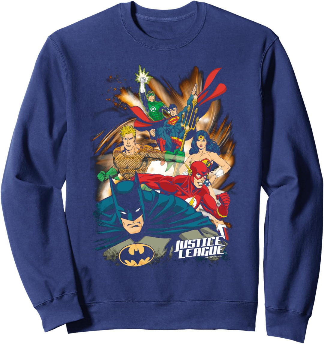 Justice League Starburst Sweatshirt