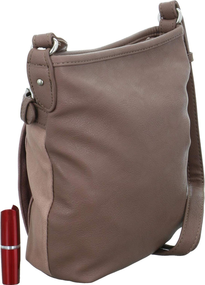 TOM TAILOR bags Juna Damen Umhängetasche Crossbody Bag Klein 26 x 7,5 x 24 Rose, 26 x 7,5 x 24 Rose