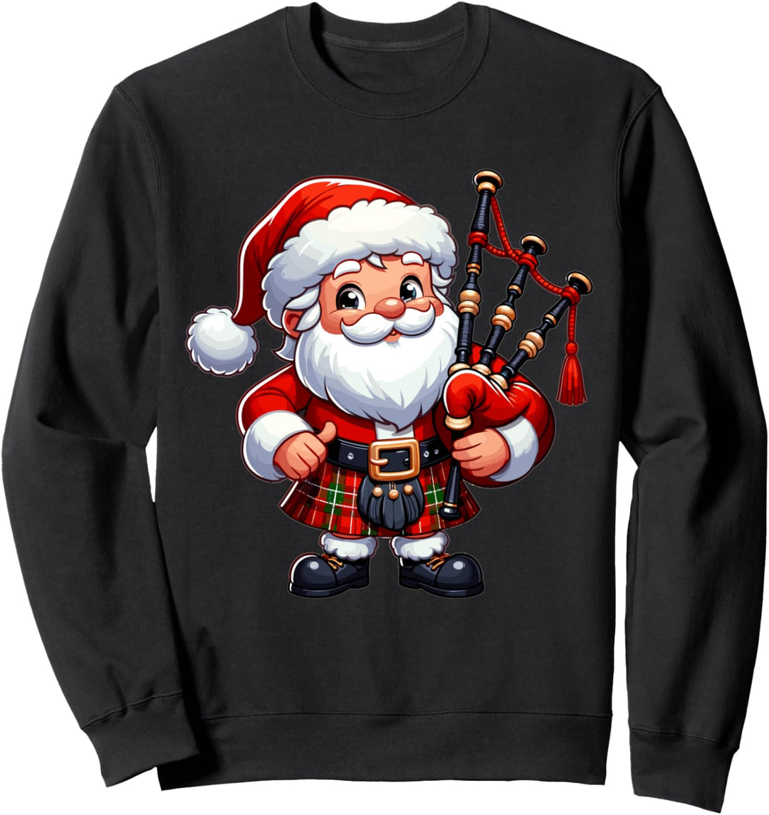 Weihnachtsmann Schottische Weihnachten Schottland Sweatshirt