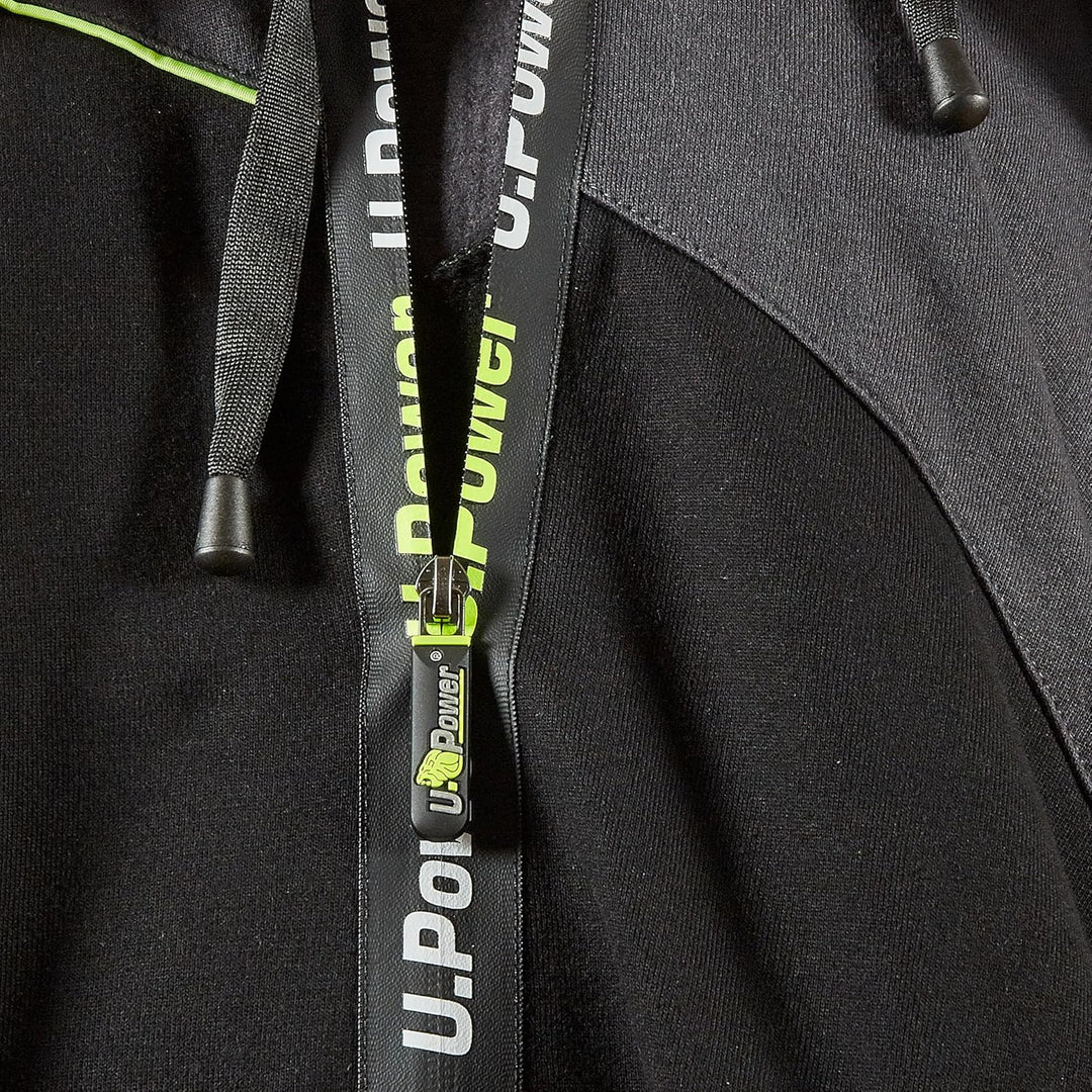 U Power Unisex Jupiter Sweatshirt L Black Carbon, L Black Carbon