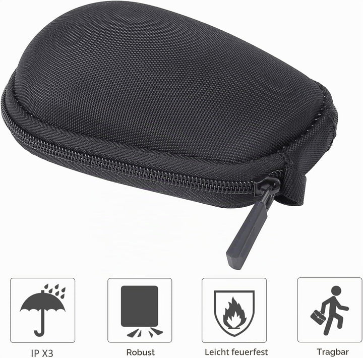 co2CREA case Harte reiseschutzhülle Etui Tasche für Logitech Signature M650 L Kabellose Maus, Nur Ta