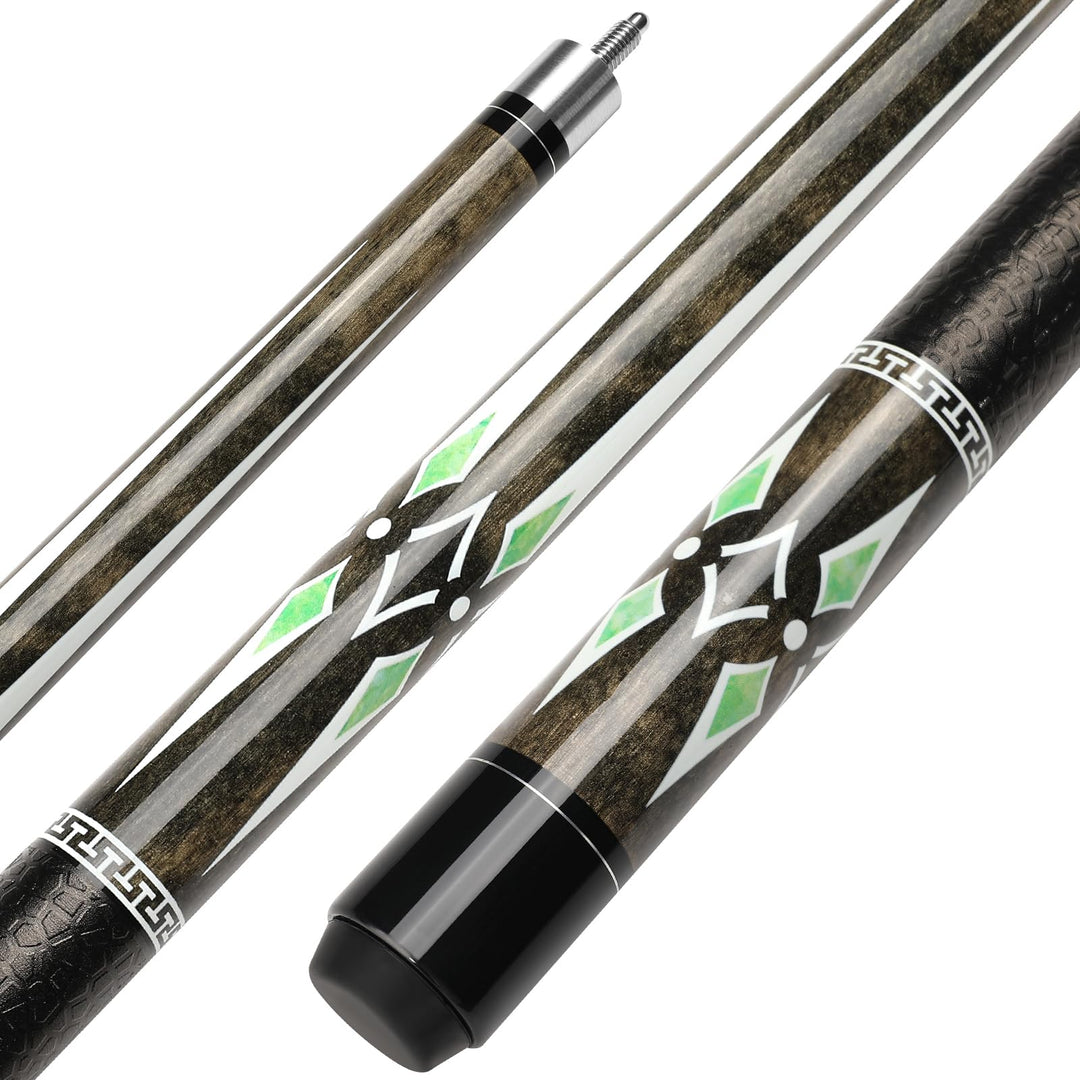 Pool Queue, 58 Zoll Billard Queue Kanadischer Ahornholz Pool Cue 13mm Spitzen für Professionelle Bil