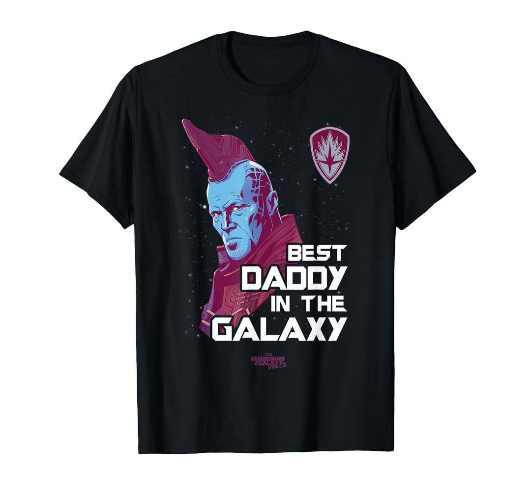 Womens Marvel Guardians Vol2 Yondu Father's Day Space Daddy T-Shirt Large Black