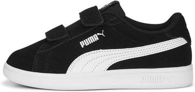 PUMA Unisex Smash 3.0 Sd V Ps Sneaker 30 EU Puma Schwarz Puma Weiss, 30 EU Puma Schwarz Puma Weiss