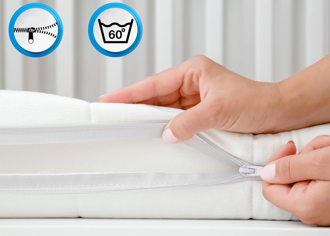 POKAR Matratzentopper Matratzen Topper Matratzenauflage Matratzenschoner für Matratze Waschbar und f