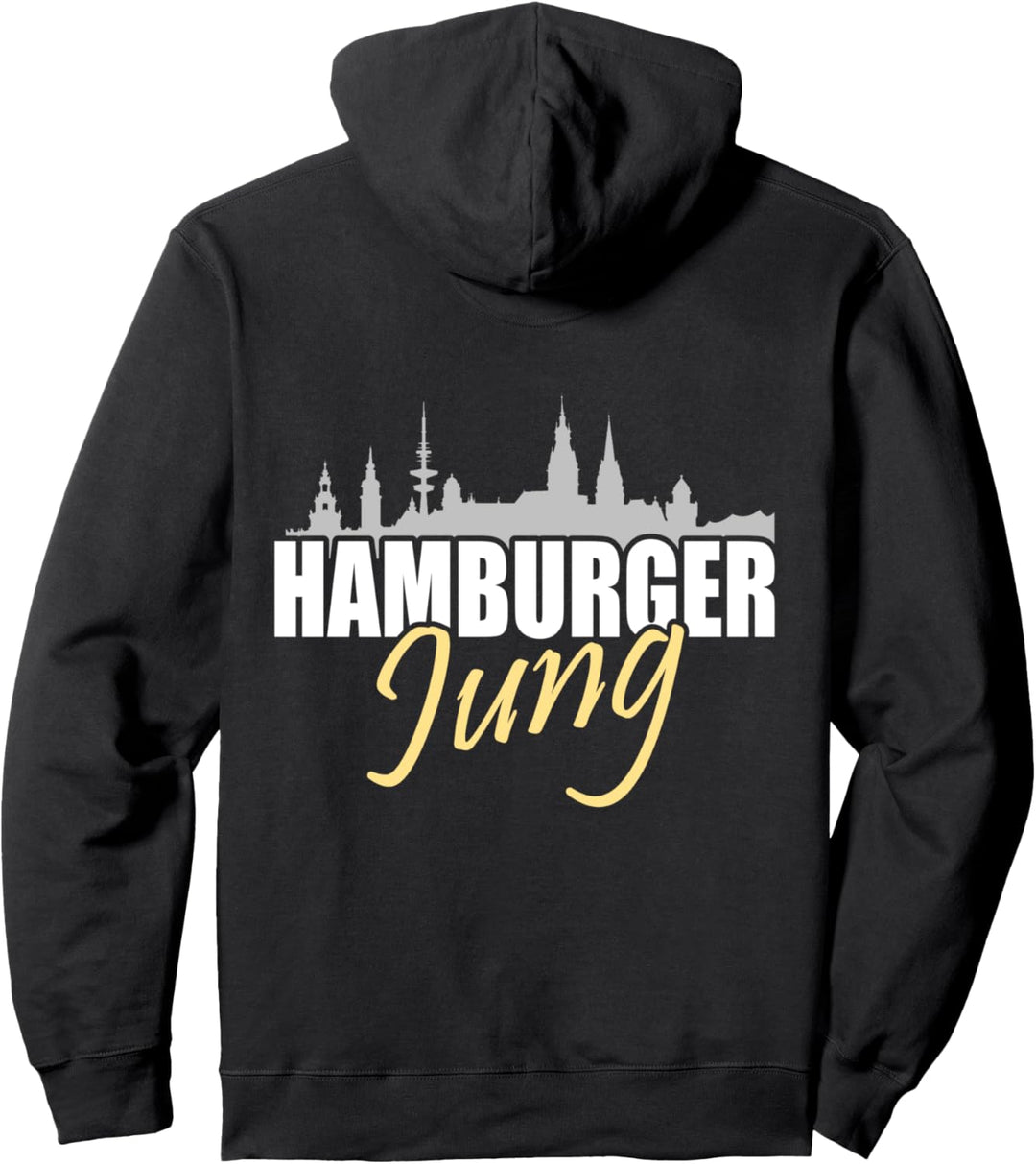 Hamburger Jung - Elbe Anker Moin Hamburg Sprüche Pullover Hoodie