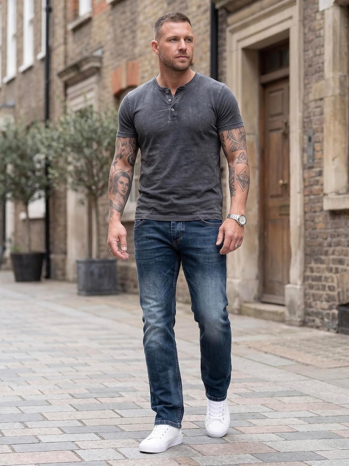 Rock Creek Herren Designer Jeans Denim Blau Hose Herrenjeans RC-2098 W29-W44 33W / 30L Rc-2279-blau,