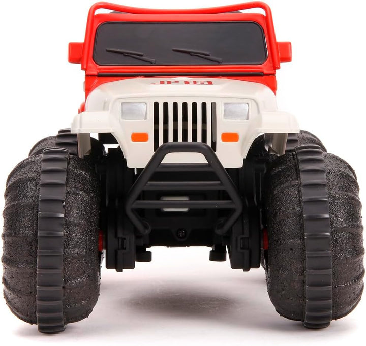 Jada Toys Jurassic Park RC Sea and Land Jeep 1:16, Mehrfarbig, 253255045