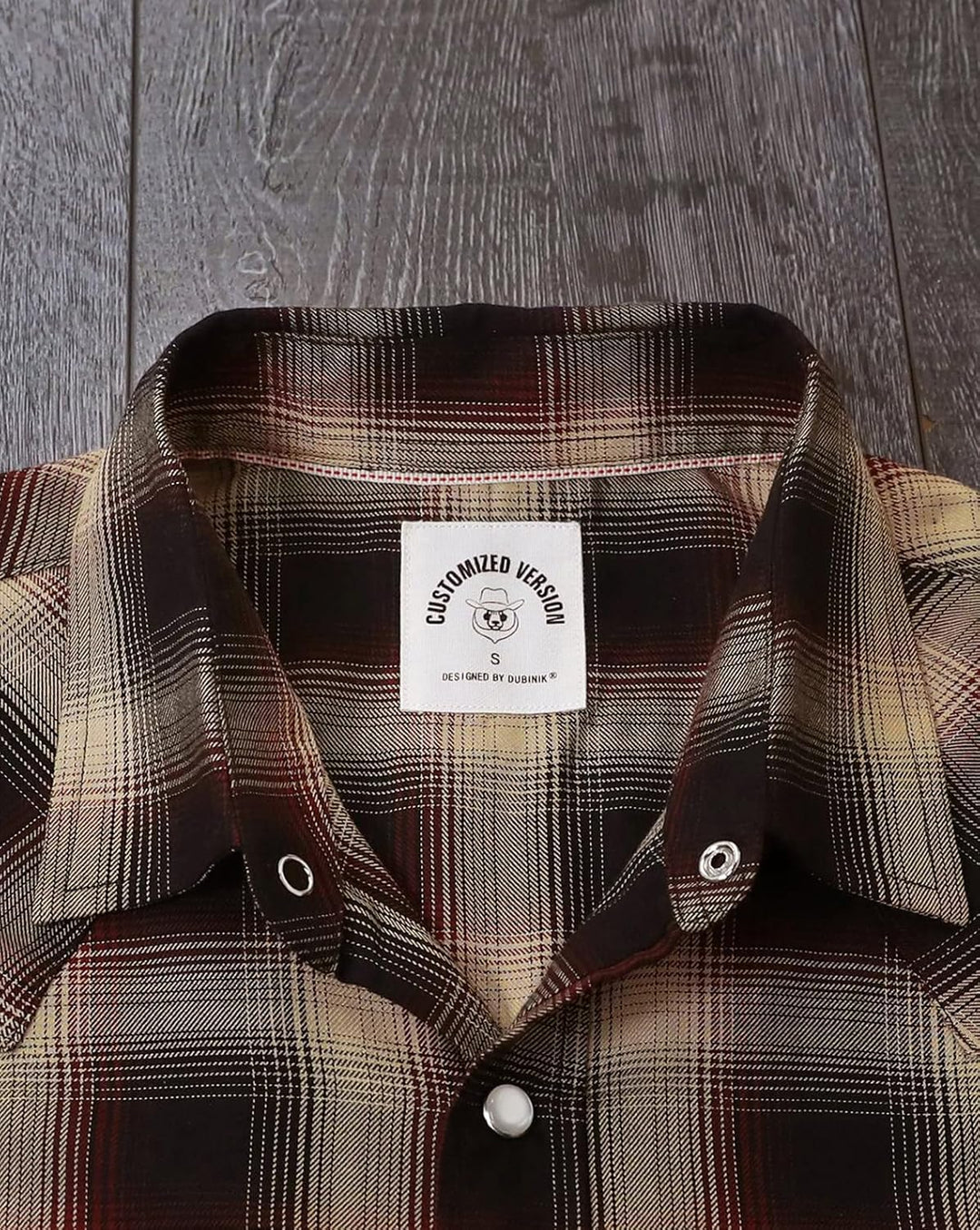Dubinik® Bambusfaser Kurzarmhemd Herren Freizeithemden Für Druckknöpfe Cowboy Vintage Western Comf
