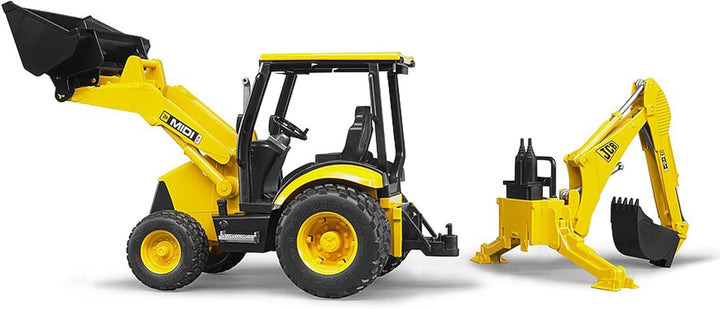 bruder 02427 - JCB MIDI CX Baggerlader - 1:16 Baustelle Baufahrzeug Löffelbagger Heckbagger Arbeiter