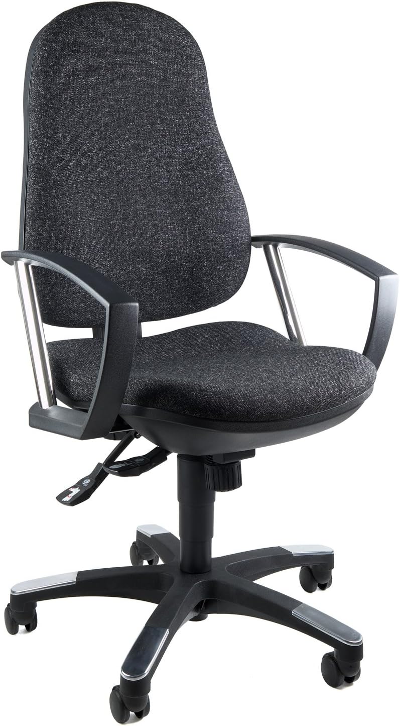 Topstar 9020AG22, Trend SY 10, Bürostuhl, Schreibtischstuhl, ergonomisch, mit Armlehnen, Bezugsstoff
