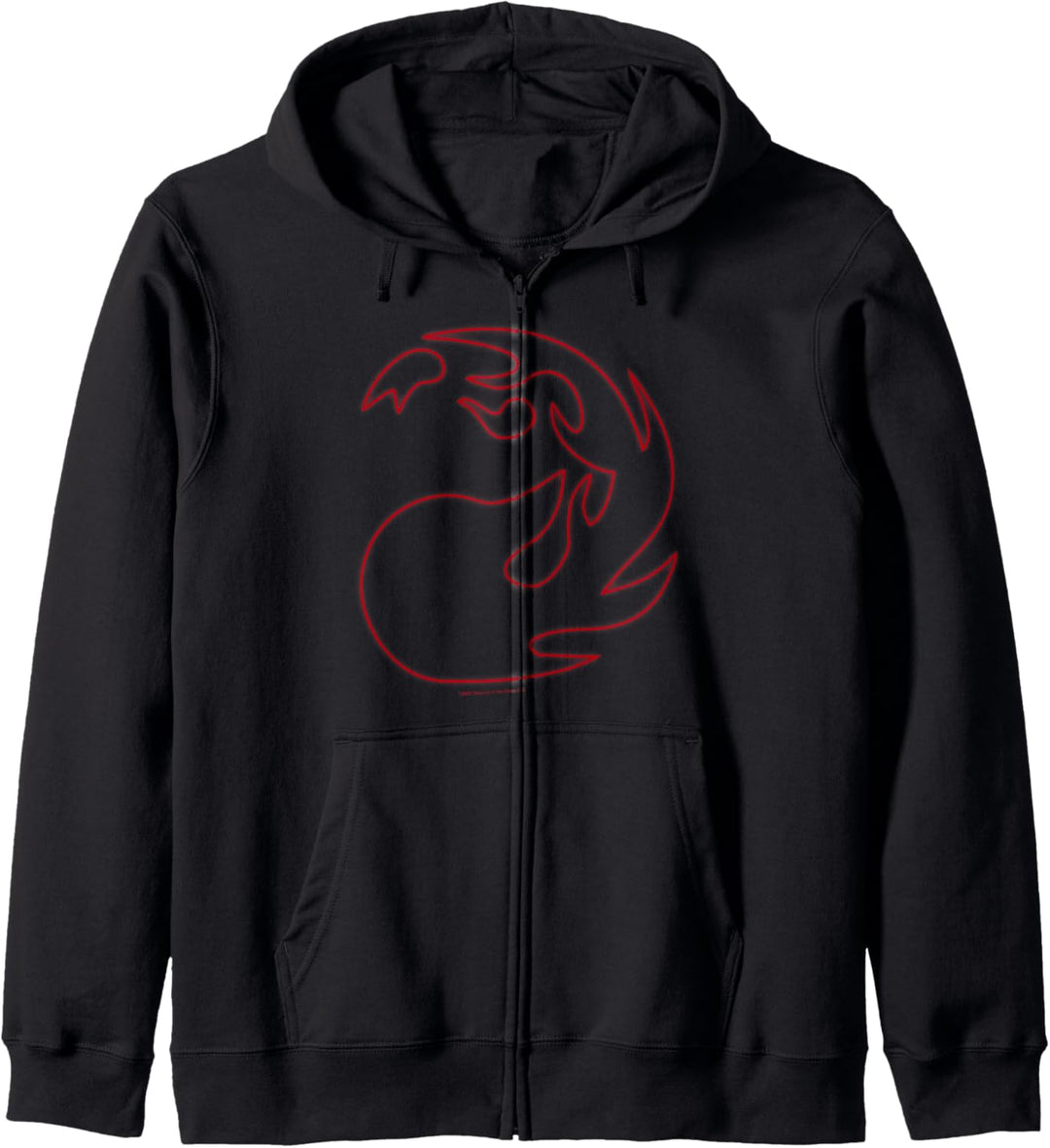 Magic: The Gathering Red Mana Neon Kapuzenjacke
