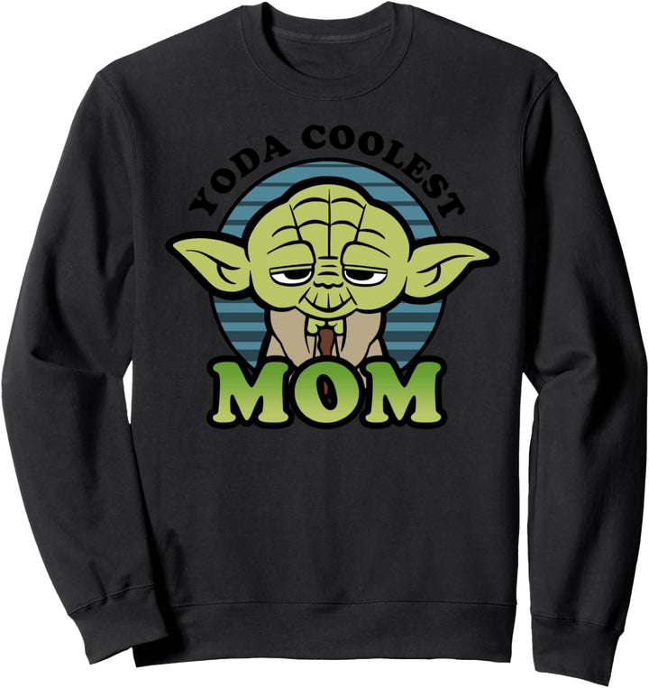 Star Wars Yoda Coolest Mom Cartoon Sweatshirt