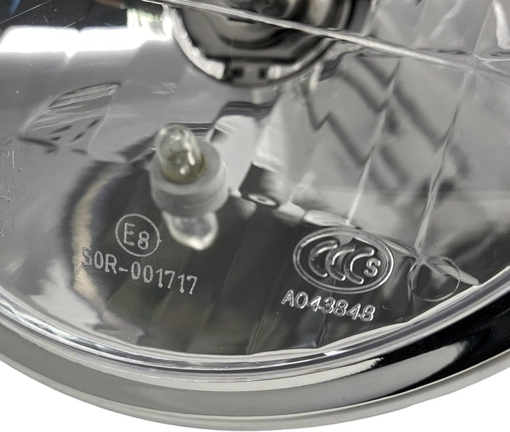 Alchemy Parts Motorrad-Scheinwerfer, 165 mm Durchmesser, universell passend für Retro-Café-Racer, Cu