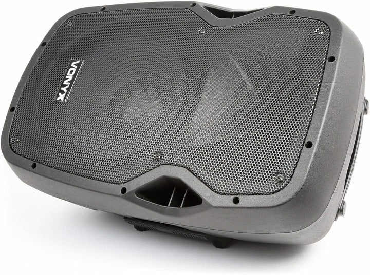 Vonyx AP1200PA - Mobile Partybox Bluetooth mit Akku, 600 Watt Party Lautsprecher mit Mikrofon, Musik