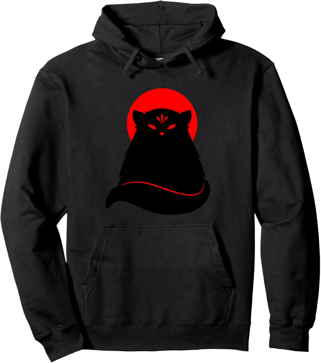 Kawaii Kitsune Anime Japanischer Fuchs Manga Pullover Hoodie