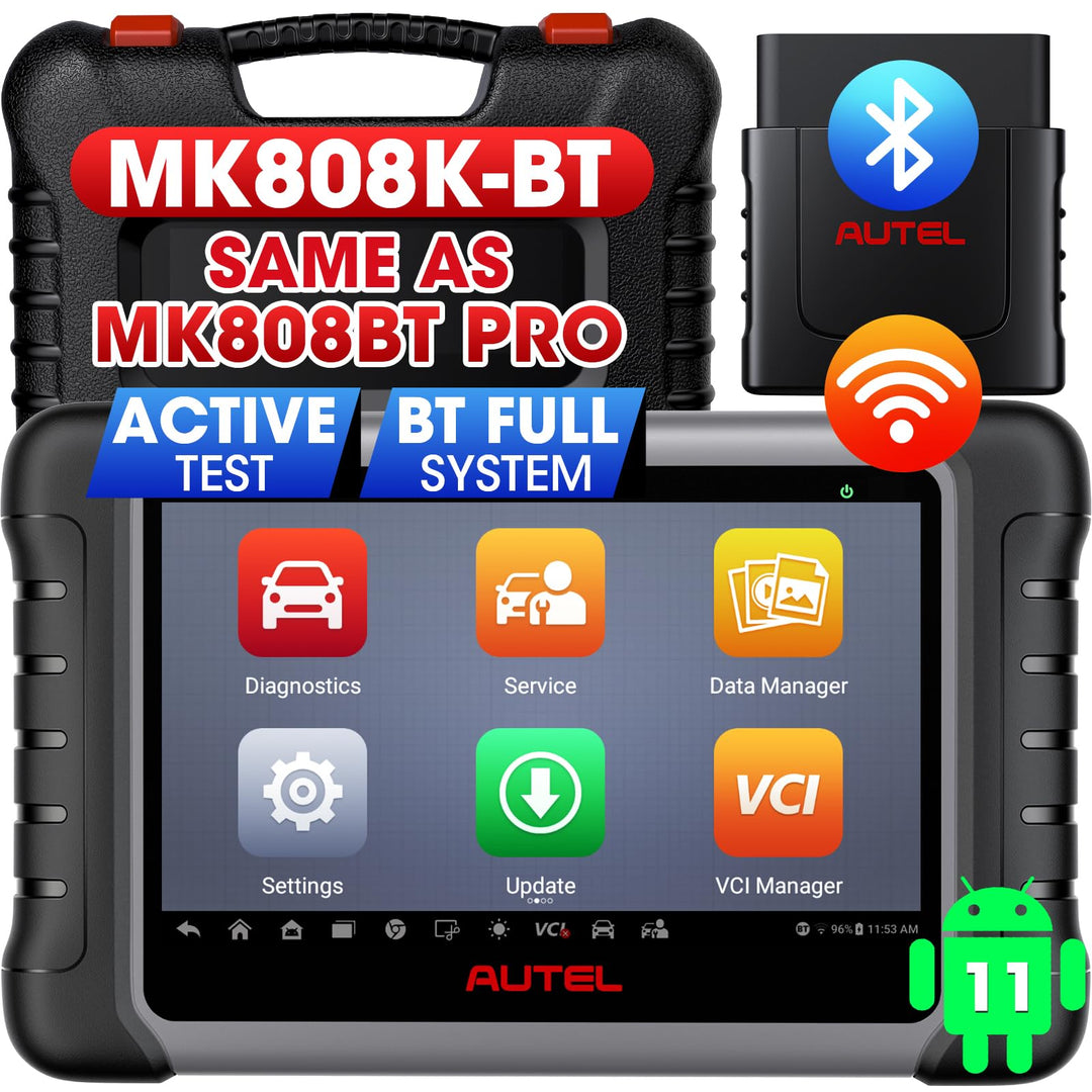 Autel MaxiCOM MK808K-BT OBD2 Diagnosegerät Auto, 2026 Bidirectionnel wie MK900BT MK808BT PRO, BT Ver