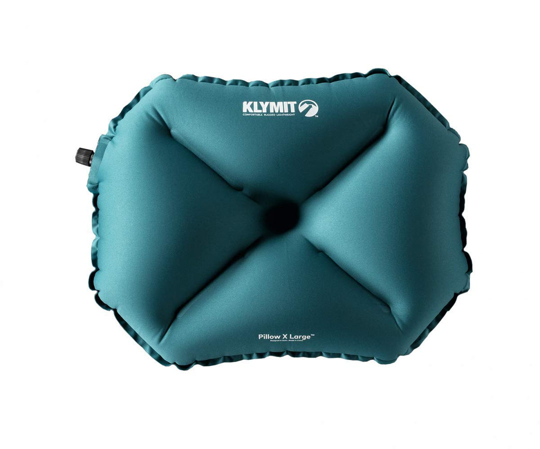 Klymit Pillow X Aufblasbares Camping- und Reisekissen Blau, Blau